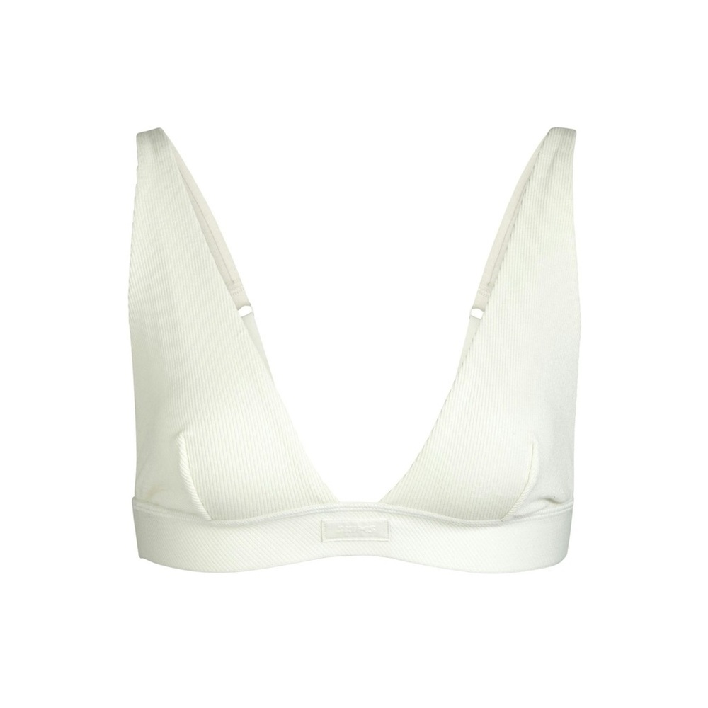 Skims Cotton Plunge Bra